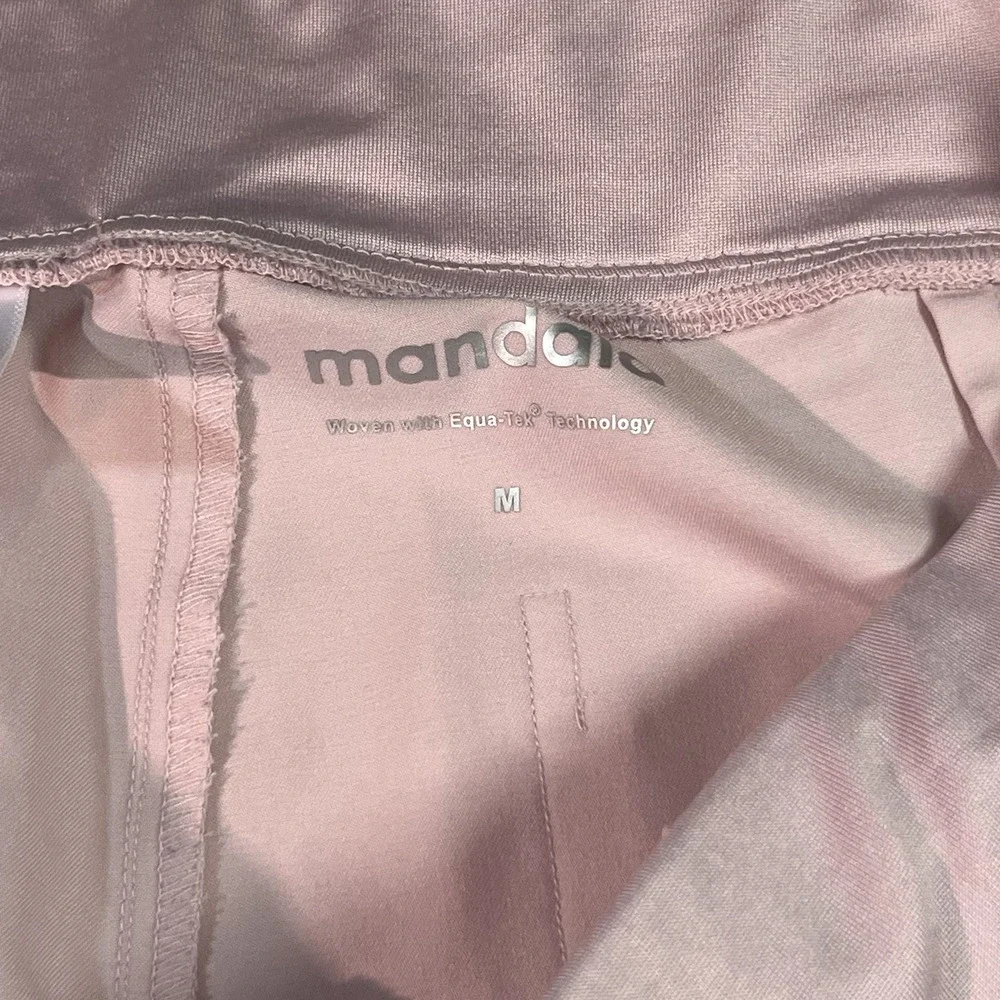 Mandala Women's Scrub Set Size M Bottoms Size‎ L Top Two Tone Pink Set